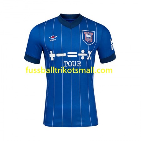 Fußballtrikots Ipswich Town 2024-2025 Kurzarm Heimtrikotsatz kaufen